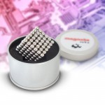 HS-MGCK-SLV-Układanka z kulek neodymowych-Srebrny