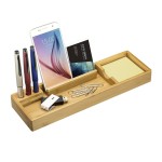 52185-NAT-Organizer biurkowy z notesem-naturalne drewno