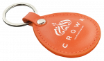 Klasyczny skórzany brelok w wielu wariantach kolorystycznych - logo tłoczone