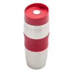 08285.08-Kubek izotermiczny Harbin-srebrny/czerwony