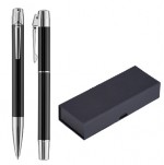 0913009132-CZA-Zestaw piśmienniczy roller i długopis Major UMA-czarny