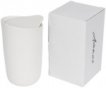 10055601-Kubek ceramiczny o podwójnych ściankach Mysa 410 ml-Biały