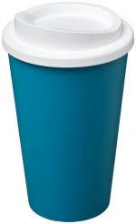 21000119-Kubek termiczny z serii Americano&reg; o pojemności 350 ml-błekitny, biały