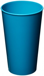 21003700-Kubek Arena o pojemności 375 ml wykonany z tworzywa sztucznego-morski