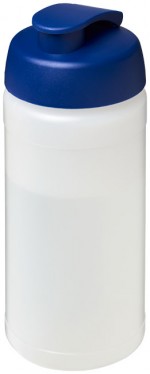 21006817-Bidon Baseline® Plus o pojemności 500 ml z wieczkiem zaciskowym-przezroczysty/niebieski