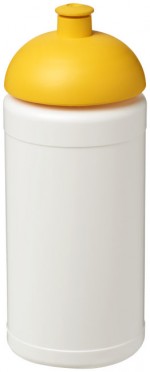 21006910-Bidon Baseline® Plus o pojemności 500 ml z wypukłym wieczkiem-Biały  , żółty