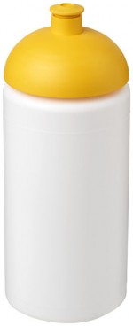 21007310-Bidon Baseline® Plus o pojemności 500 ml z wypukłym wieczkiem i uchwytem-Biały  , żółty