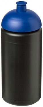 21007313-Bidon Baseline® Plus o pojemności 500 ml z wypukłym wieczkiem i uchwytem-czarny,niebieski