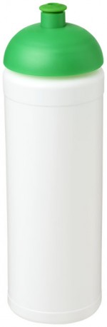 21007506-Bidon Baseline® Plus o pojemności 750 ml z wypukłym wieczkiem i uchwytem-Biały  ,Zielony