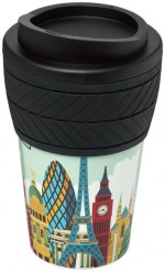 21008800-Kubek termiczny z serii Brite-Americano® tyre o pojemności 350 ml-czarny