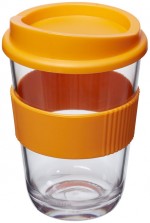 21009008-Kubek z serii Americano® Cortado o pojemności 300 ml z uchwytem-pomarańczowy