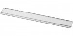 21053700-Linijka Ellison o długości 30 cm wykonana z tworzywa sztucznego z papierowąwkładką-przeźroczysty bezbarwny