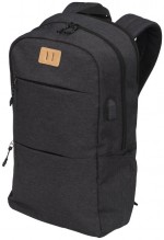 12042500-Plecak Cason na laptop 15"-Ciemnografitowy