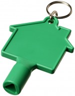 21087101-Klucz do skrzynek w kształcie domku Maximilian z brelokiem-Zielony