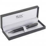 1057603-Długopis metalowy Mark Twain-Czarny