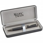 1061203-Długopis metalowy Mark Twain-Czarny