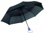 0101250-Automatyczny, wiatroodporny, parasol STREETLIFE, czarny-czarny, niebieski