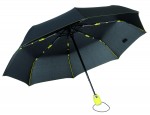 0101253-Automatyczny, wiatroodporny, parasol STREETLIFE, czarny-czarny, żółty