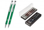 KD1SLIMSET-CS-13-Zestaw piśmienniczy ołówek i długopis Cosmo Slim-ciemy zielony