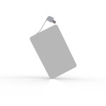 DPOWR-BIA-Powerbank Rome 2500 mAh z nadrukiem full kolor-biały