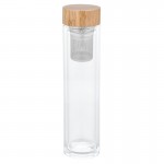 52104-TRA-Szklana butelka z zaparzaczem-transparentny