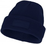 38676490-Czapka typu beanie Boreas z naszywką-granatowy