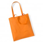 07106-ORA-Torba na ramię z grubej bawełny-orange