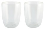 0304252-Zestaw 2 szklanek DRINK LINE-transparentny