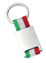 E5645-ZIE-Brelok Italy-zielony/biały/czerwony