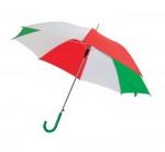 21006-ZIE-Parasol Italian Style-zielony/biały/czerwony