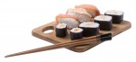 781251-10-Komplet bambusowych pałeczek do sushi-brązowy/czarny
