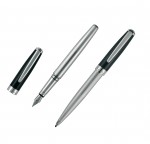 B0400400IP307-Zestaw piśmienny długopis i pióro wieczne CHRISTOPHE Pierre Cardin-Szary