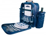 660704-Plecak piknikowy VIRGINIA-Niebieski