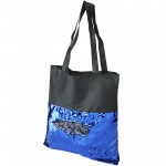 12046401-Cekinowa torba na zakupy Mermaid-czarny,niebieski