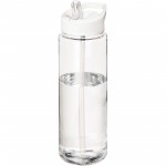 21009601-Bidon H2O Vibe o pojemności 850 ml z wieczkiem z dzi&oacute;bkiem-przezroczysty, Biały