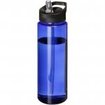 21009604-Bidon H2O Vibe o pojemności 850 ml z wieczkiem z dzi&oacute;bkiem-niebieski ,czarny