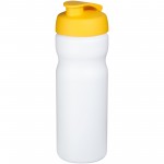 21068510-Bidon Baseline® Plus o pojemności 650 ml z otwieranym wieczkiem-Biały  , żółty