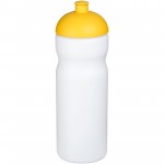 21068610-Bidon Baseline® Plus o pojemności 650 ml z wypukłym wieczkiem-Biały  , żółty