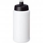 21068800-Bidon Baseline® Plus o pojemności 500 ml z wieczkiem sportowym-Biały  ,czarny