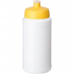 21068810-Bidon Baseline® Plus o pojemności 500 ml z wieczkiem sportowym-Biały  , żółty