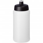 21068815-Bidon Baseline&reg; Plus o pojemności 500 ml z wieczkiem sportowym-przezroczysty,czarny