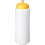 21068910-Bidon Baseline® Plus o pojemności 750 ml ze sportowym wieczkiem i uchwytem-Biały  , żółty