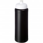 21069012-Bidon Baseline® Plus o pojemności 750 ml z wieczkiem sportowym-czarny, Biały