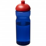 21009814-Bidon H2O Eco o pojemności 650 ml z wypukłym wieczkiem-błękit królewski  ,Czerwony