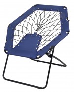 0603518-Krzesło bungee CHILL OUT, czarny-czarny, niebieski