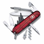 17605T65-CyberTool 27 czerwony transparentny-Czerwony transparent
