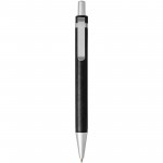 10744100-Długopis automatyczny Tidore ze słomy pszenicy-czarny