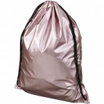 12047003-Błyszczący plecak Oriole ze sznurkiem ściągającym-różowy