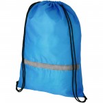 12048403-Plecak bezpieczeństwa Oriole ze sznurkiem ściągającym-niebieski