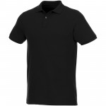 37502995-Beryl - męska organiczne polo z kr&oacute;tkim rękawem z recyclingu-czarny xxl